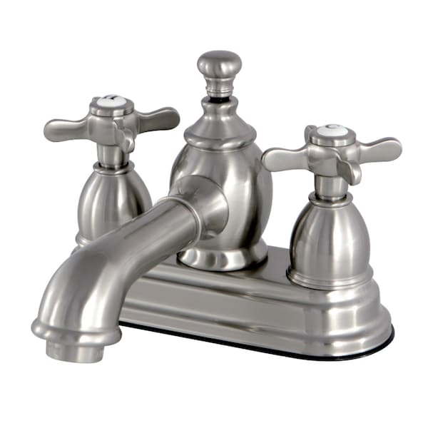 KS7008BEX 4" Centerset Bathroom Faucet, Brushed Nickel